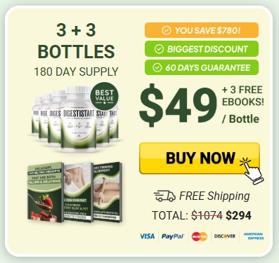 Buy DigestiStart 6 bottles at a discounted price with extra savings